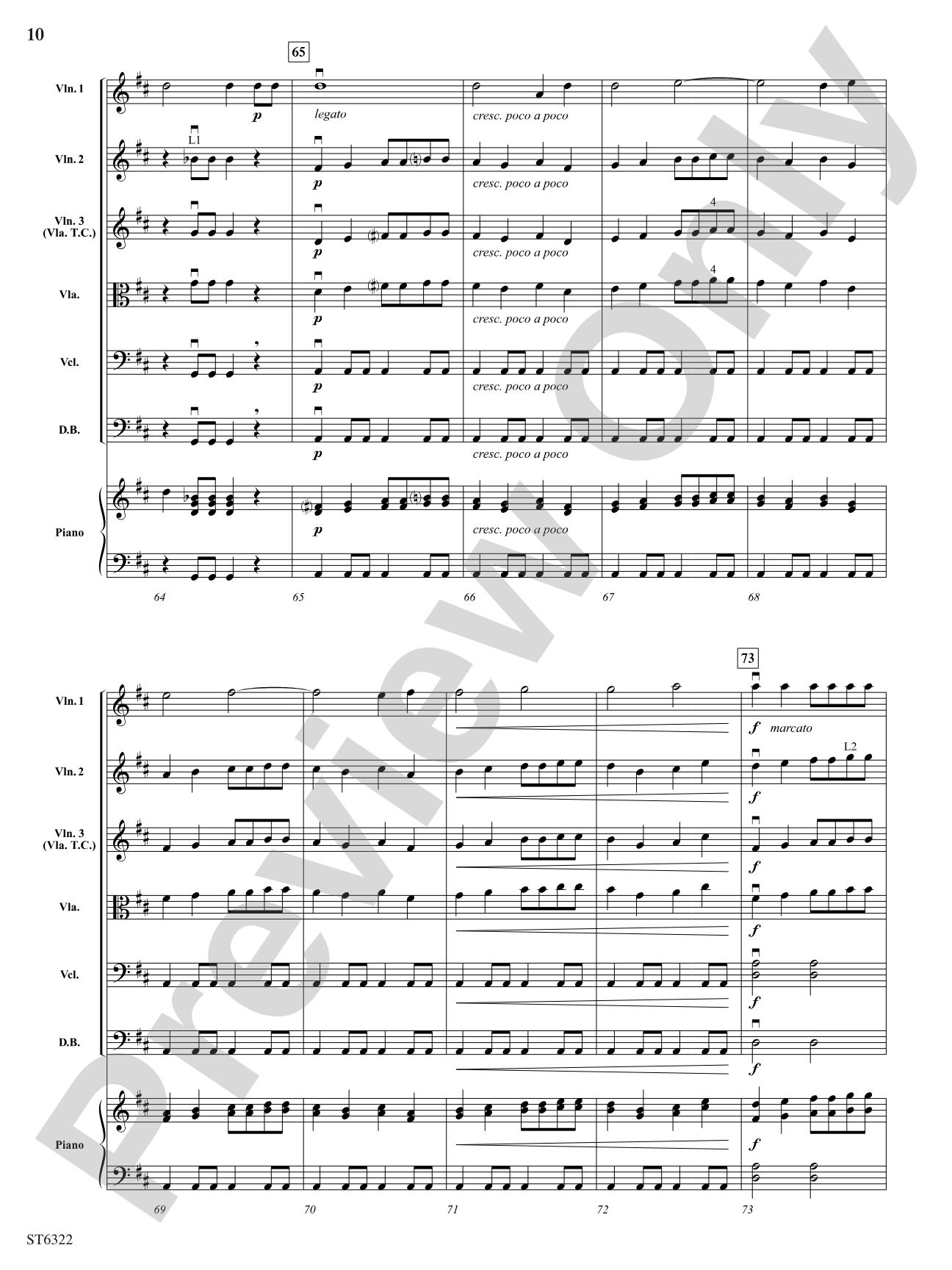 Afterthoughts: String Orchestra Conductor Score & Parts