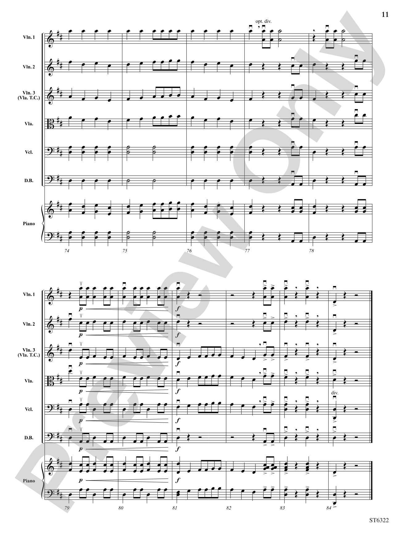 Afterthoughts: String Orchestra Conductor Score & Parts