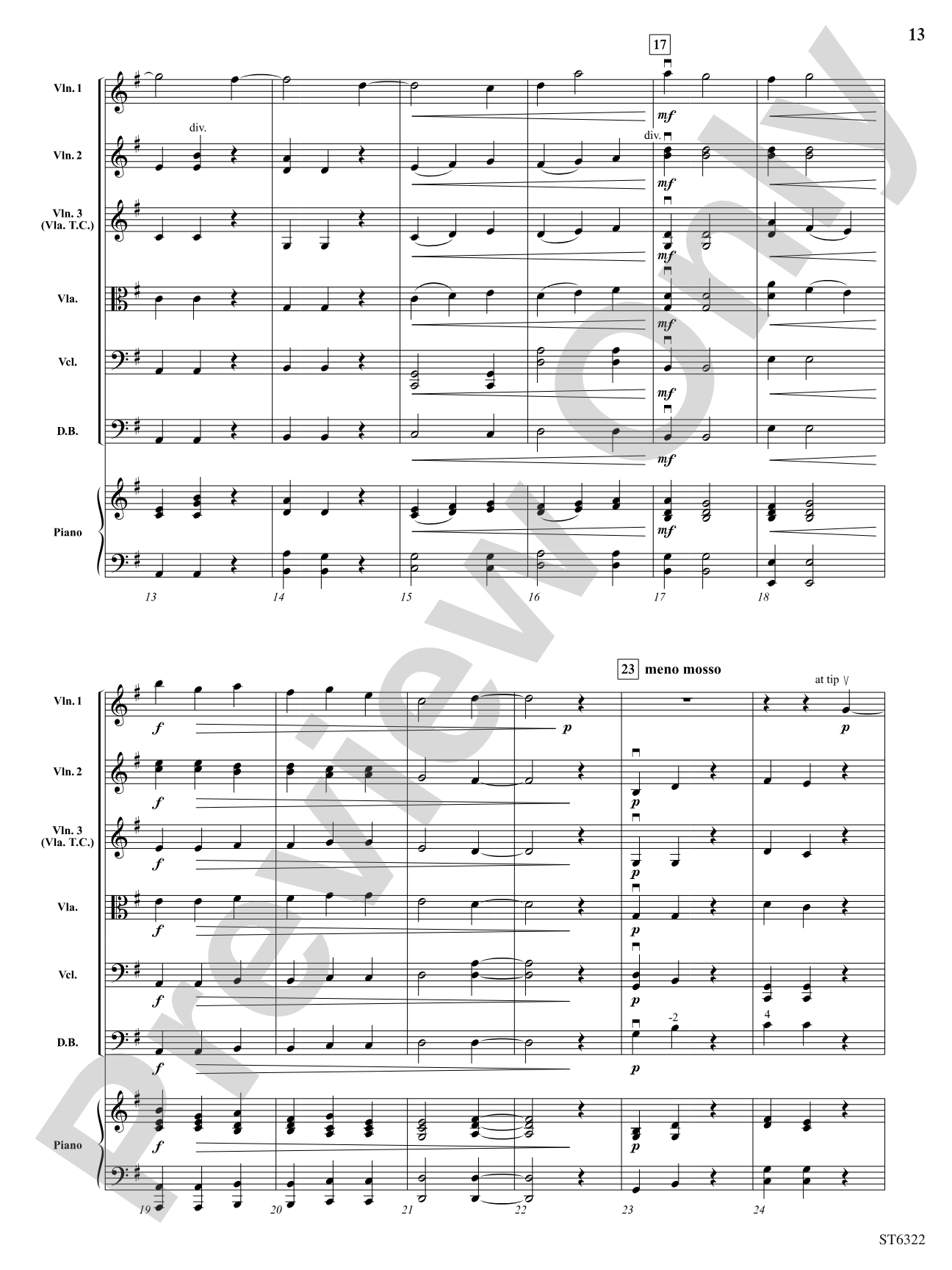 Afterthoughts: String Orchestra Conductor Score & Parts