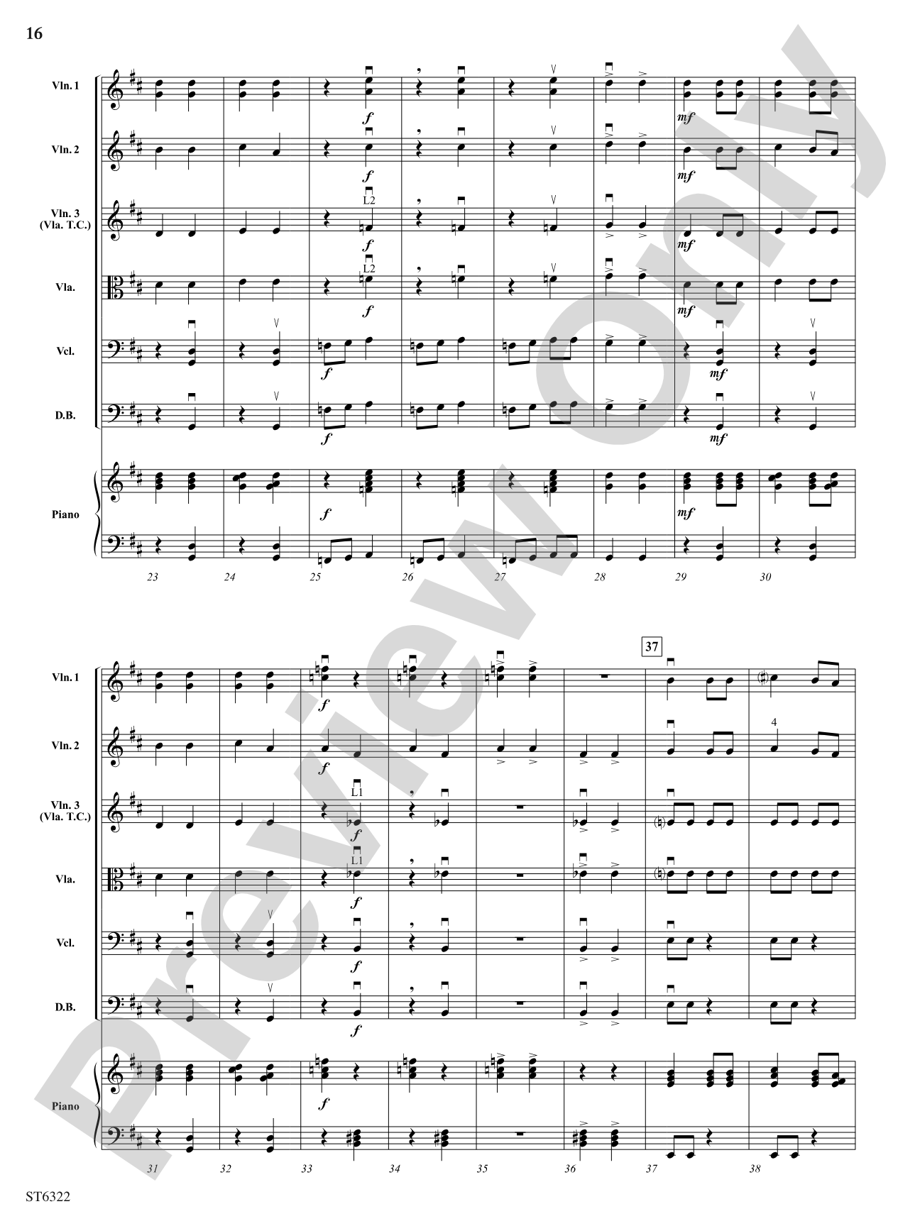 Afterthoughts: String Orchestra Conductor Score & Parts