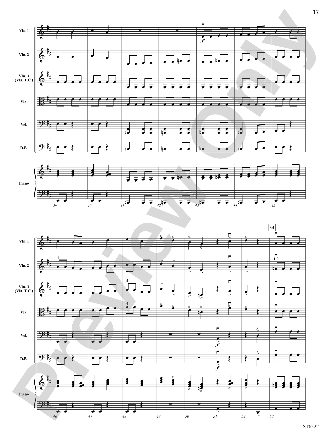 Afterthoughts: String Orchestra Conductor Score & Parts