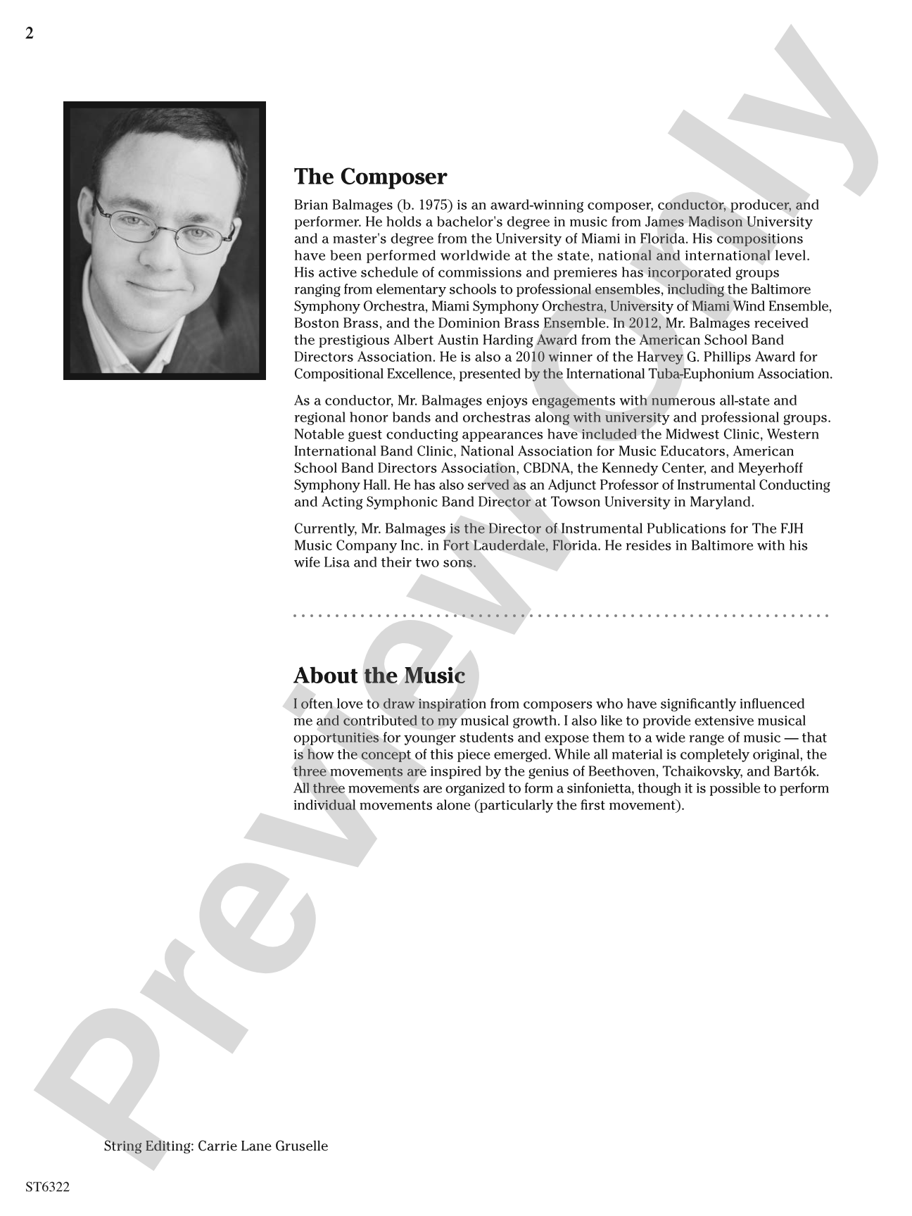 Afterthoughts: String Orchestra Conductor Score & Parts