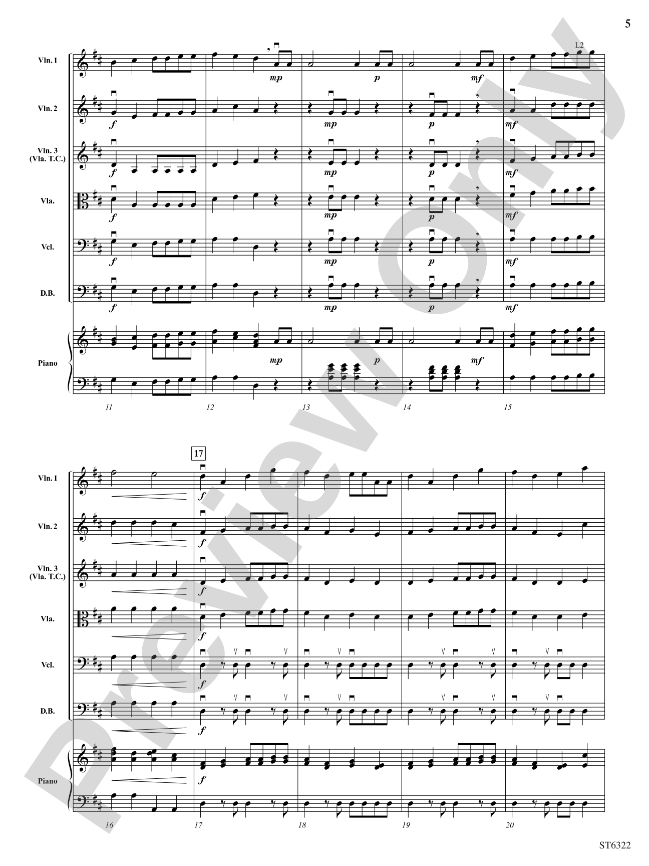 Afterthoughts: String Orchestra Conductor Score & Parts