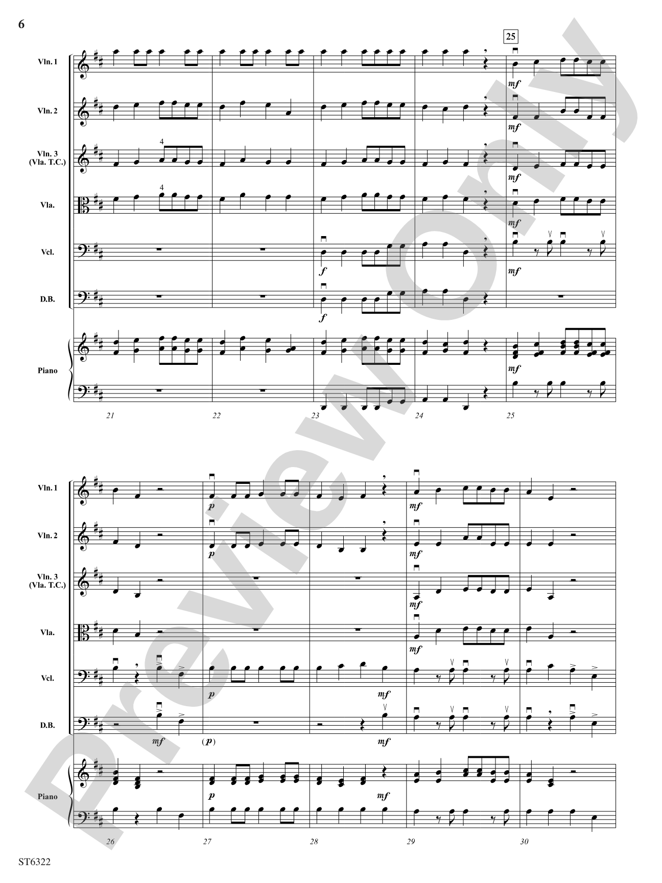Afterthoughts: String Orchestra Conductor Score & Parts