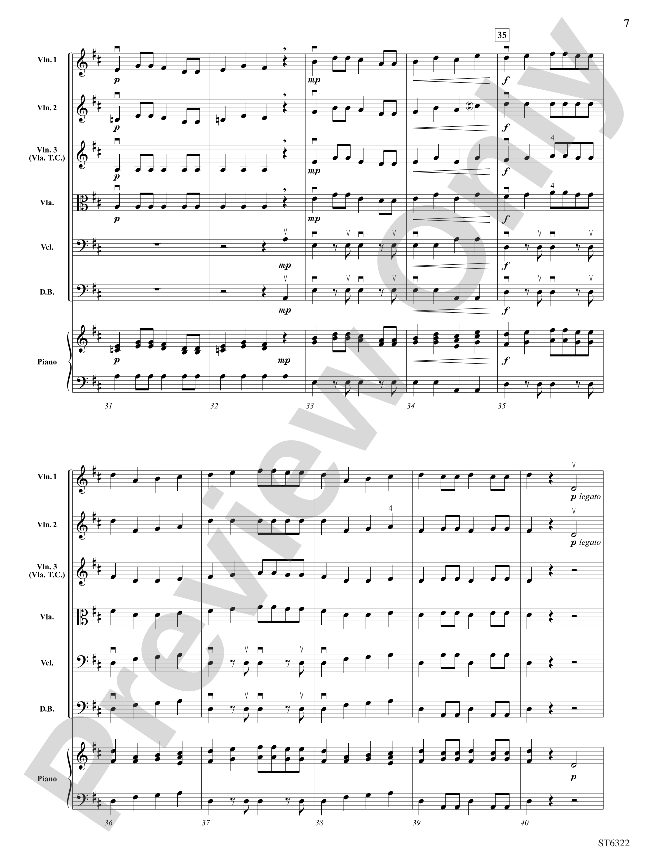 Afterthoughts: String Orchestra Conductor Score & Parts