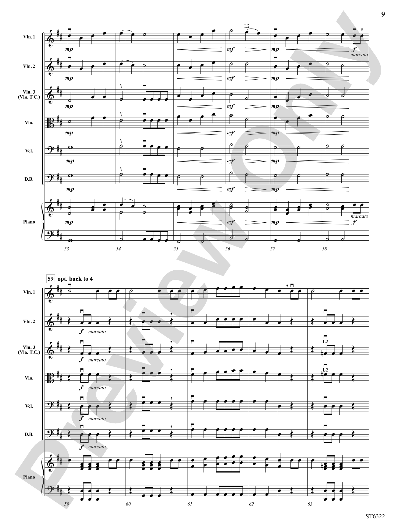 Afterthoughts: String Orchestra Conductor Score & Parts