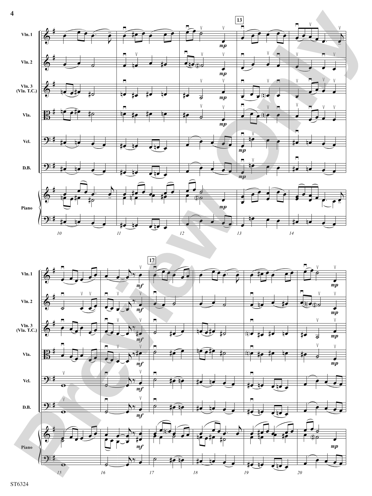 Lyric Pieces: String Orchestra Conductor Score & Parts
