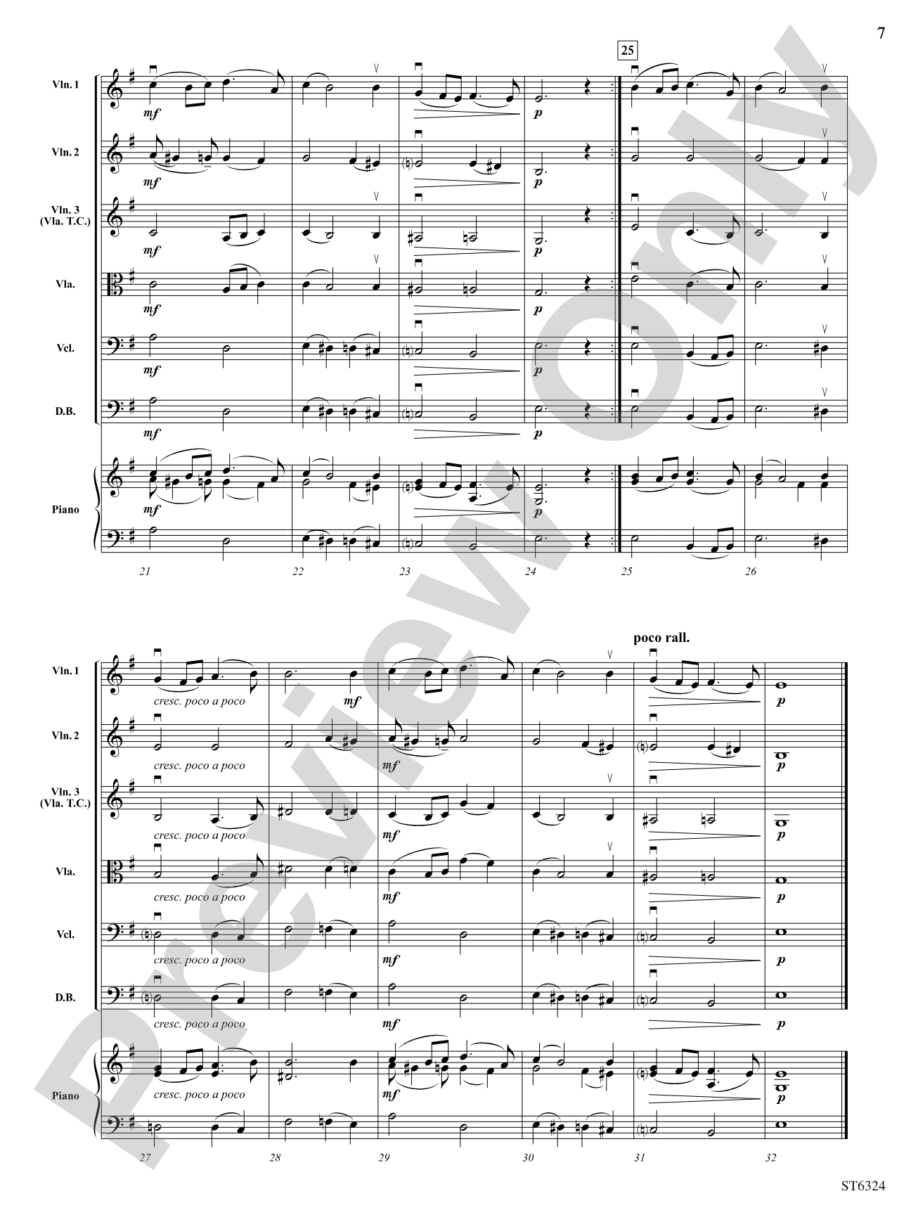 Lyric Pieces: String Orchestra Conductor Score & Parts