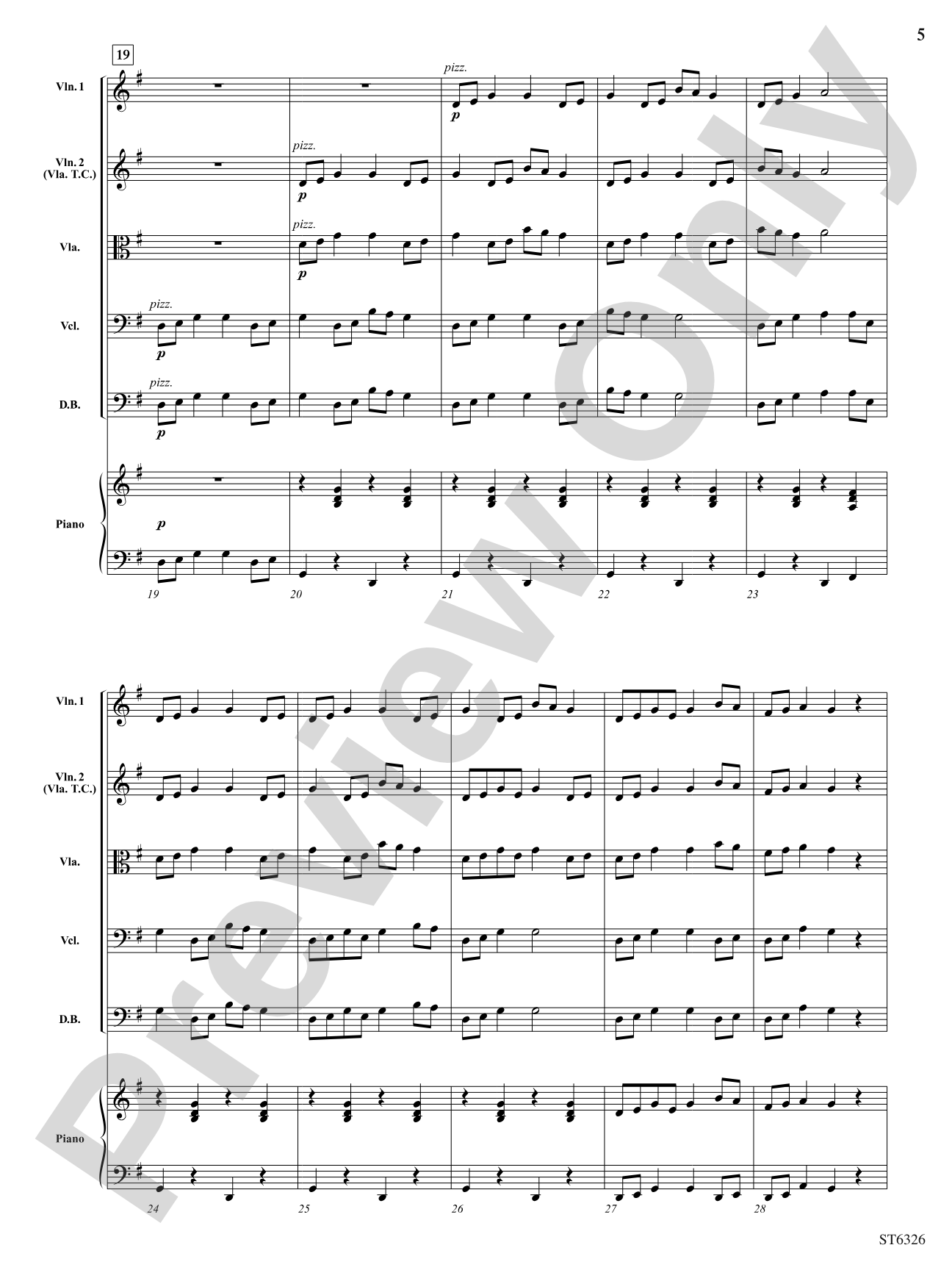 Backcountry Ramble: String Orchestra Conductor Score & Parts