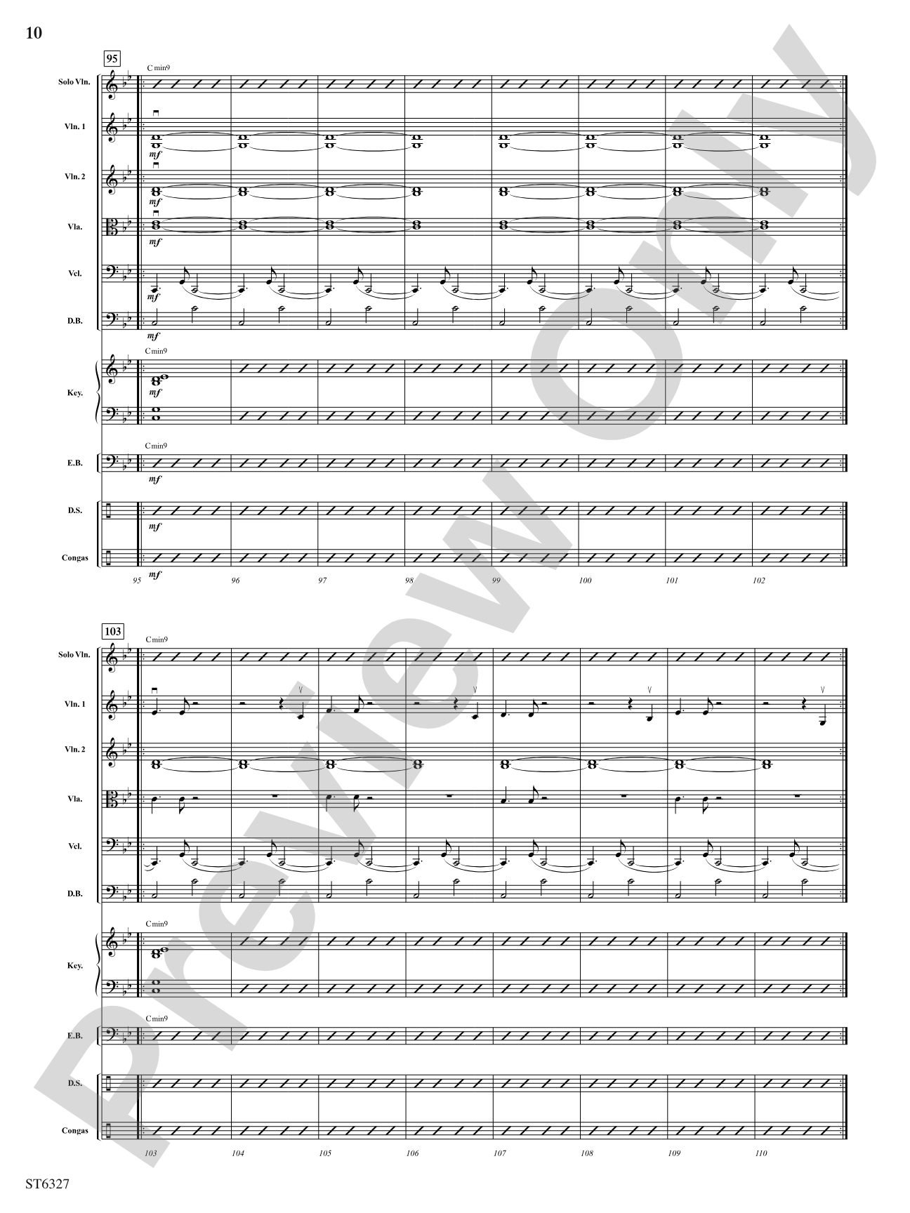 Brazilian Spice: String Orchestra Conductor Score & Parts