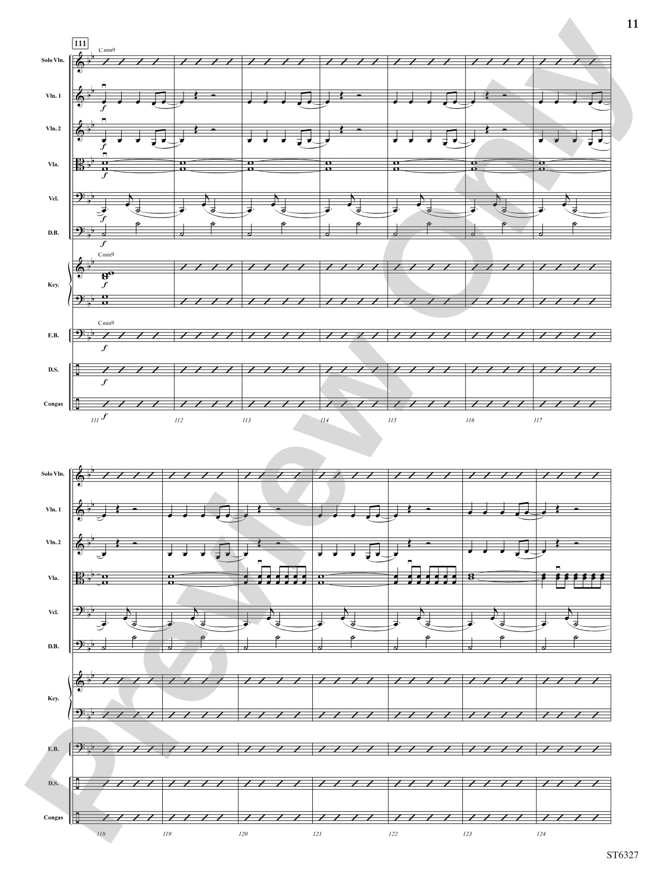Brazilian Spice: String Orchestra Conductor Score & Parts