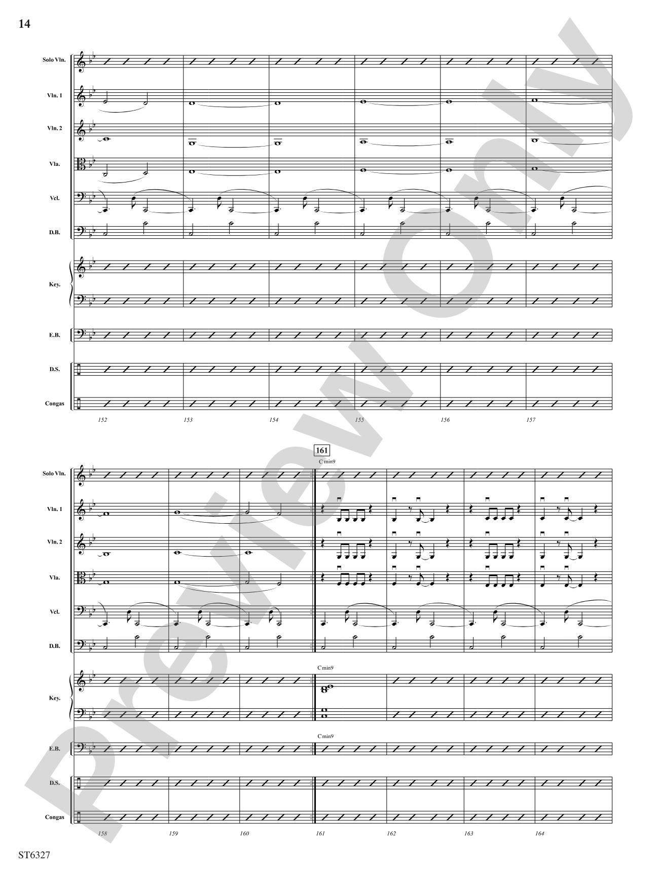 Brazilian Spice: String Orchestra Conductor Score & Parts