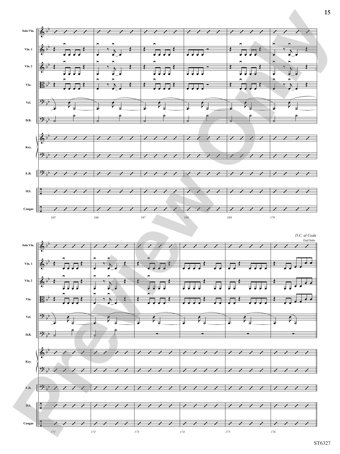 Brazilian Spice: String Orchestra Conductor Score & Parts