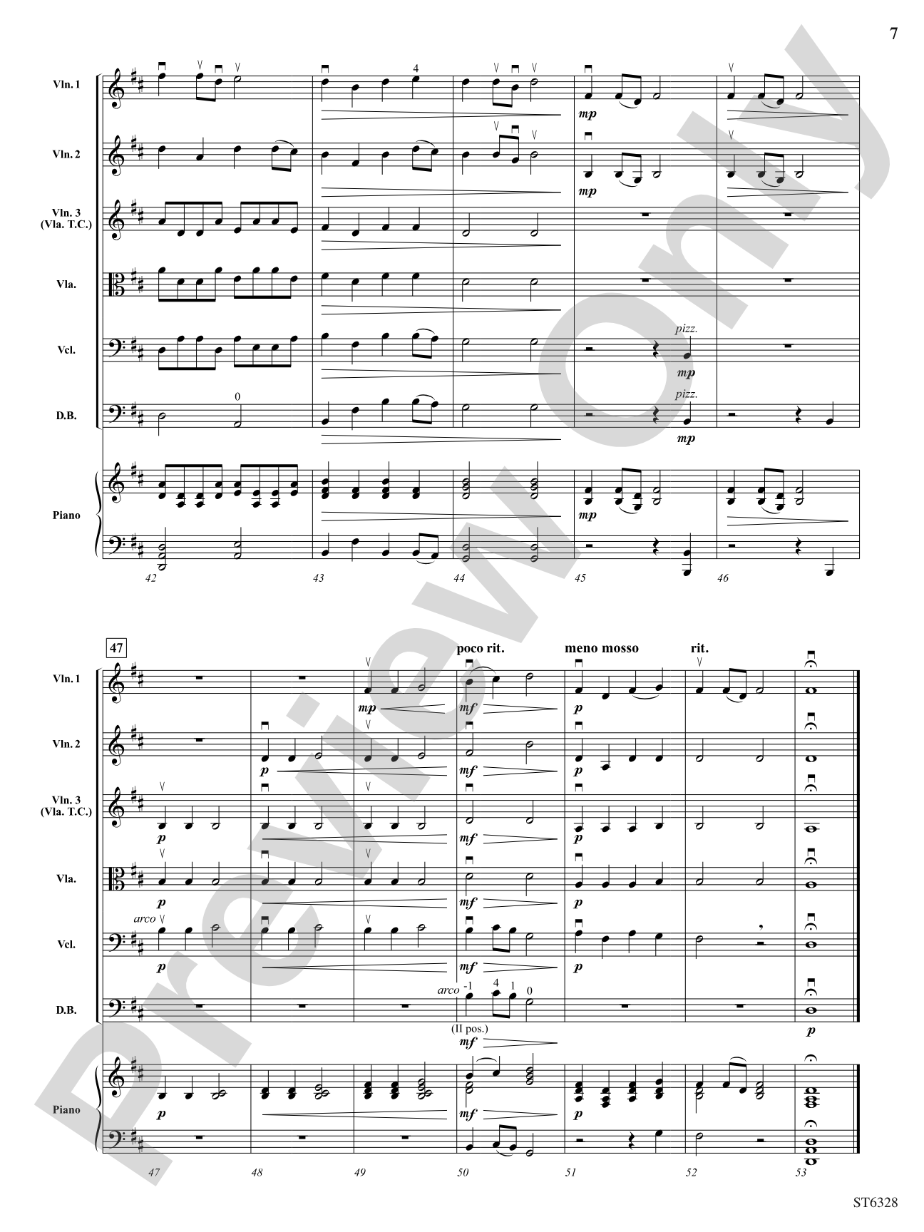 Fantasy on a Japanese Folk Song: String Orchestra Conductor Score & Parts