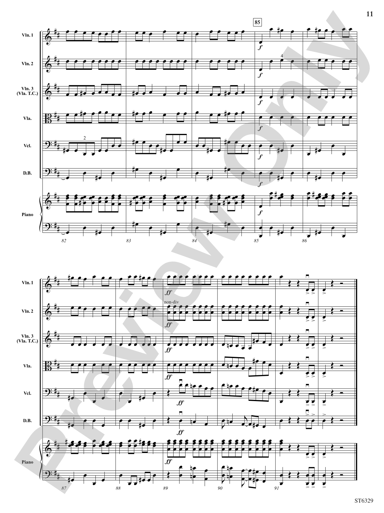 Postcard from Mars: String Orchestra Conductor Score & Parts