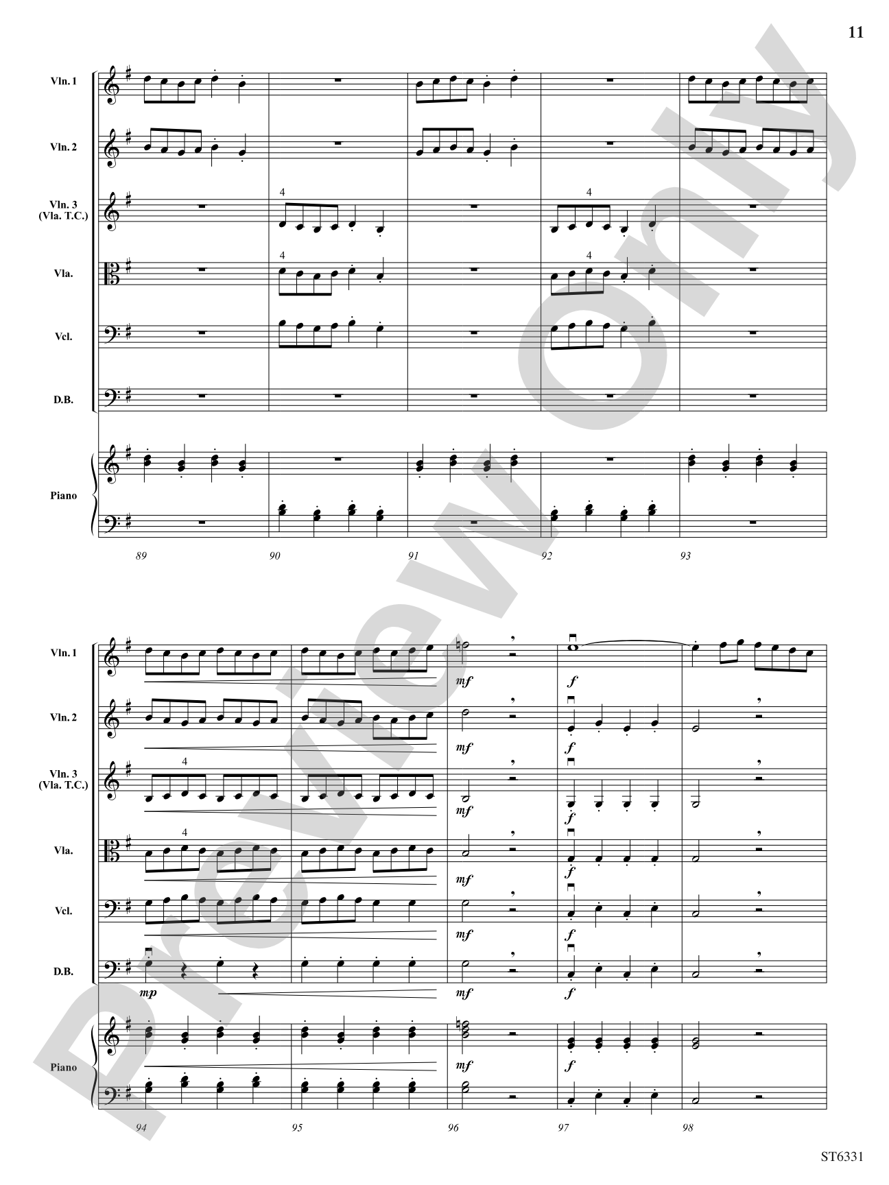 The Bird: String Orchestra Conductor Score & Parts