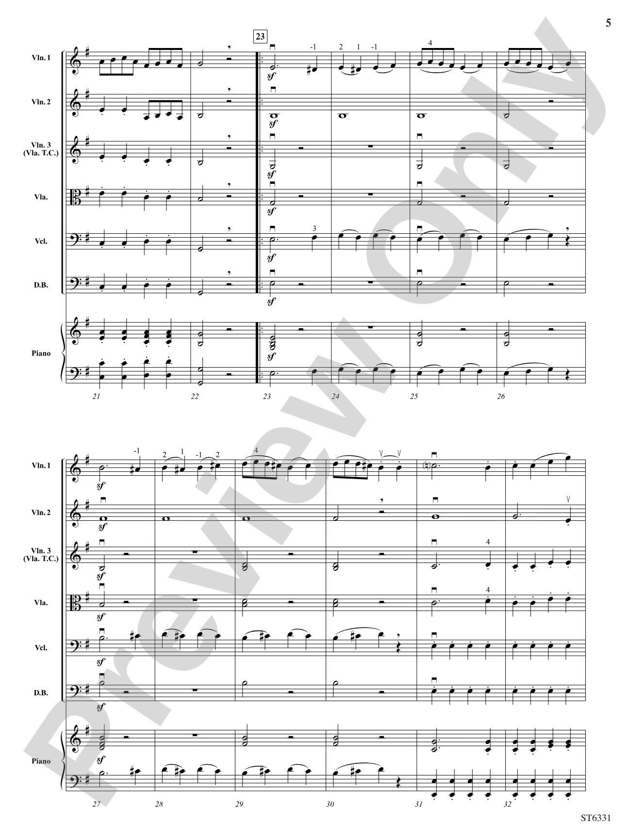 The Bird: String Orchestra Conductor Score & Parts