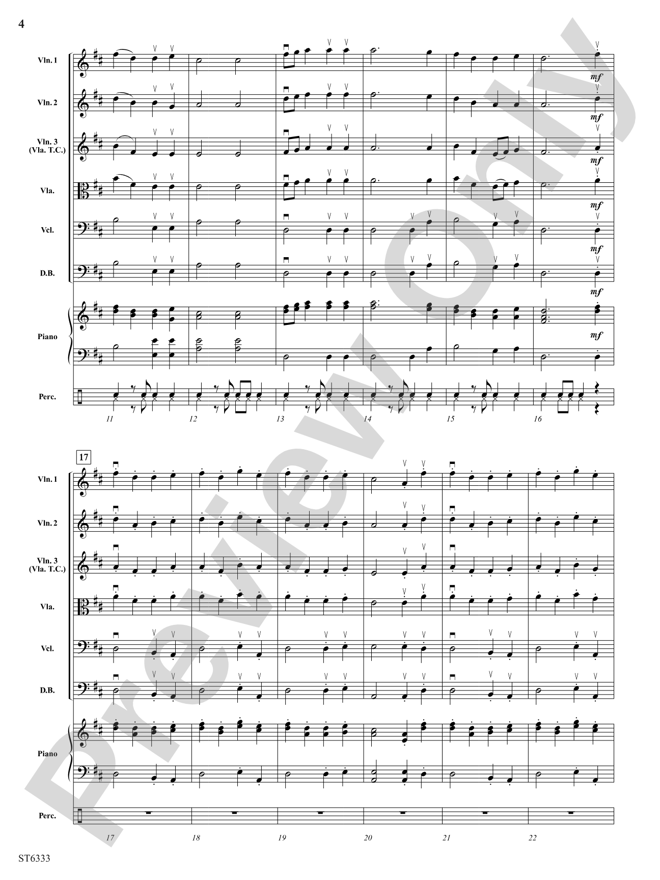 Three Susato Dances: String Orchestra Conductor Score & Parts