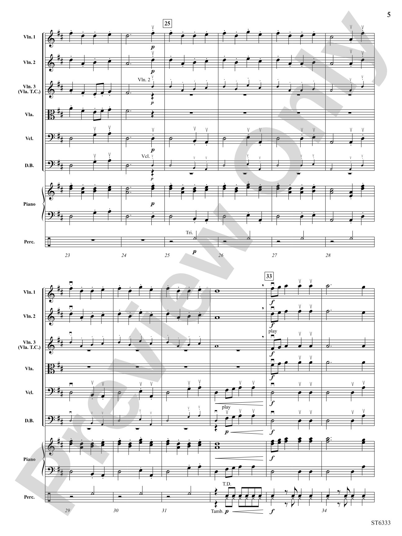 Three Susato Dances: String Orchestra Conductor Score & Parts