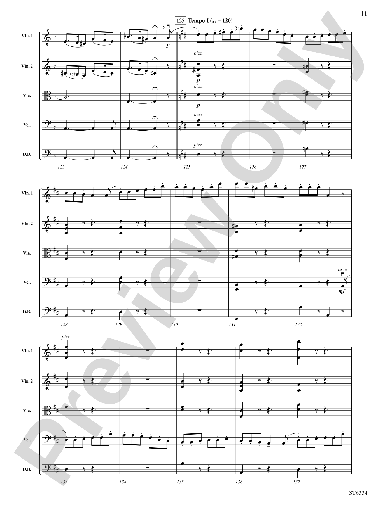 Scherzo: String Orchestra Conductor Score & Parts