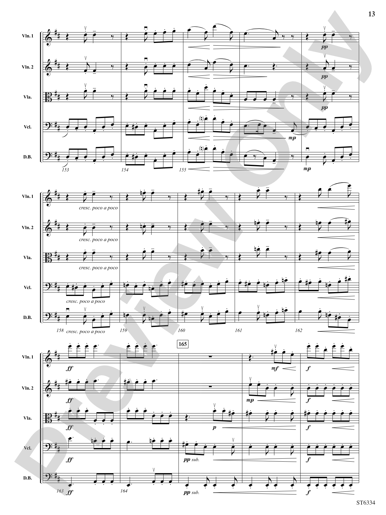 Scherzo: String Orchestra Conductor Score & Parts