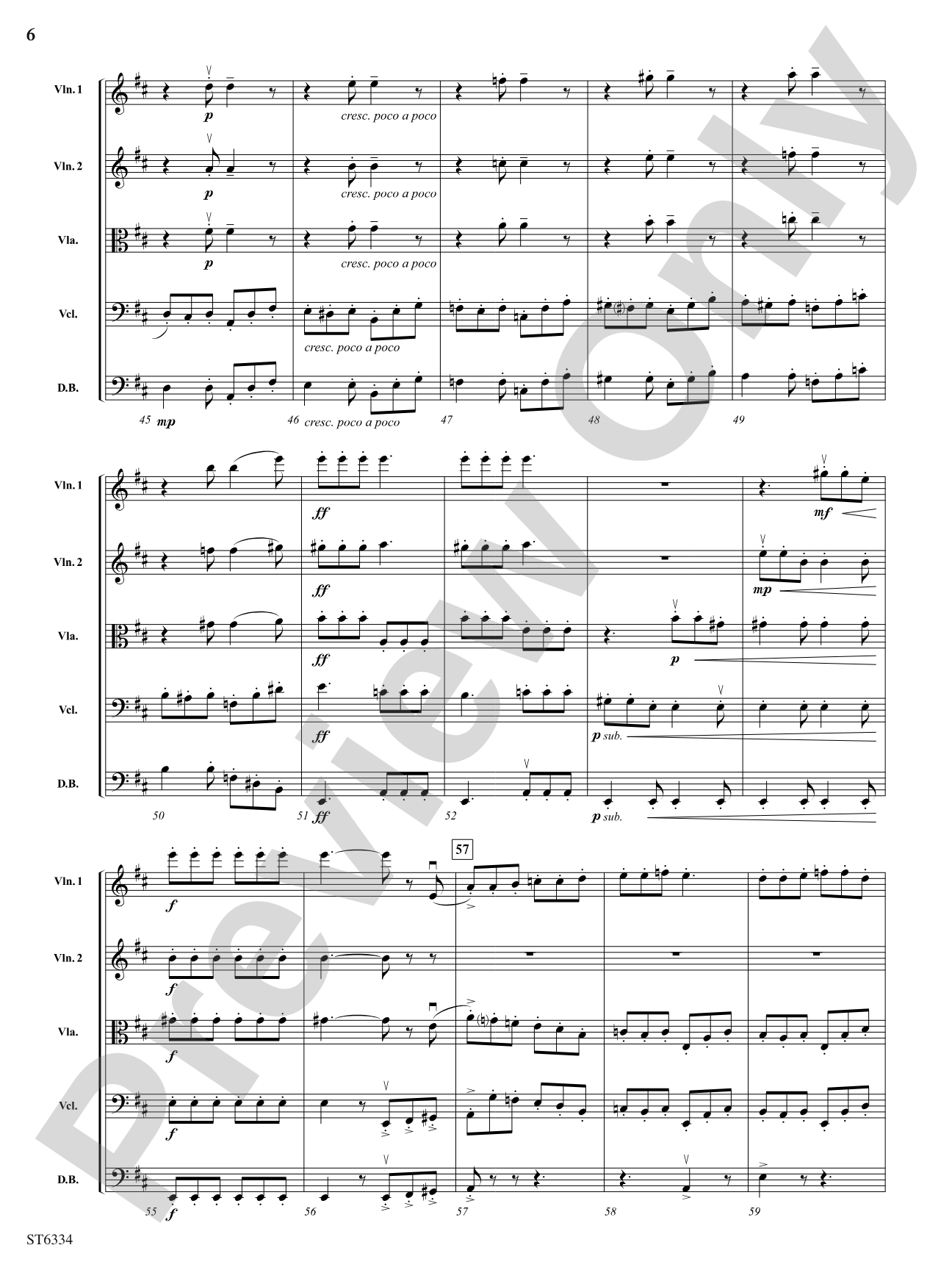 Scherzo: String Orchestra Conductor Score & Parts