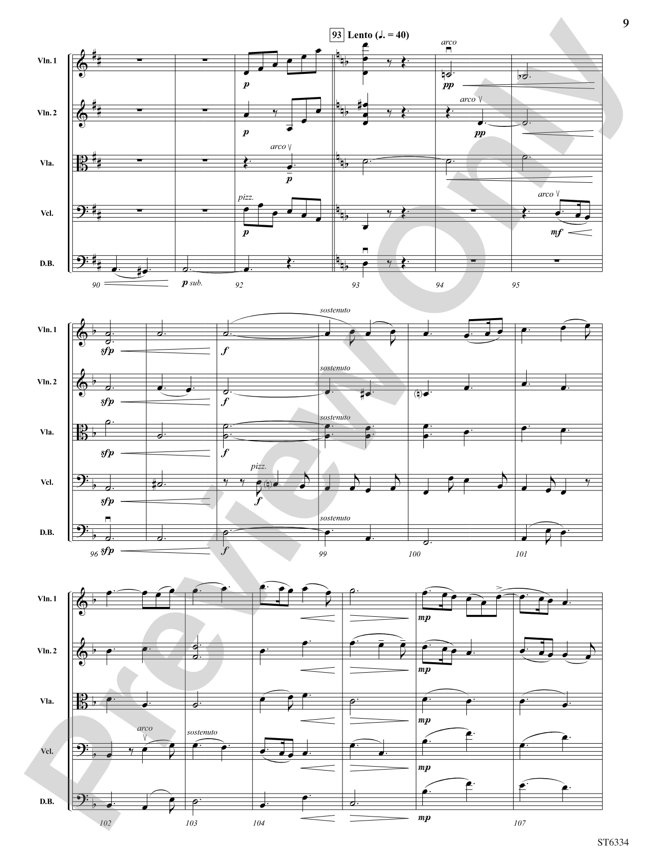 Scherzo: String Orchestra Conductor Score & Parts