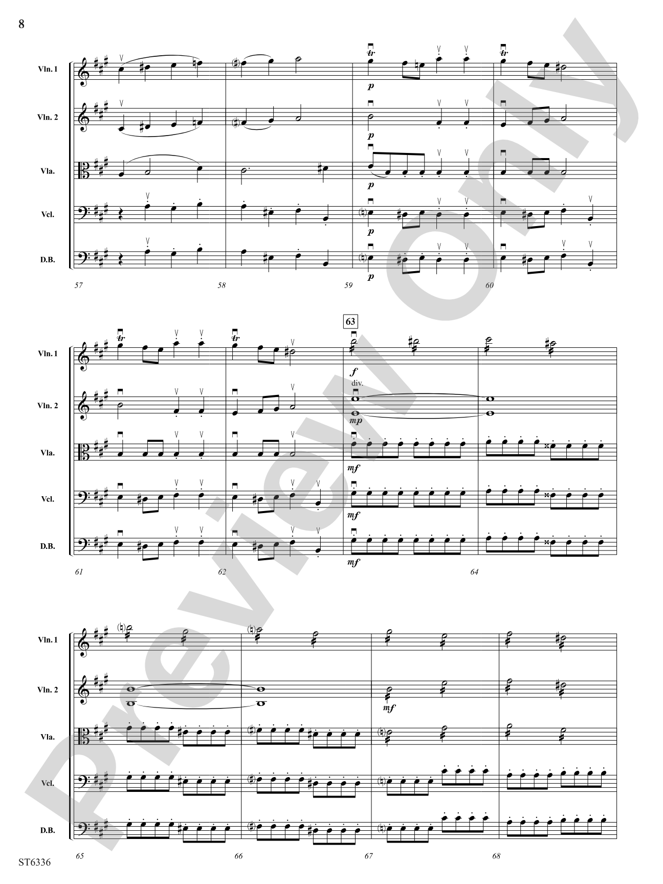 Allegro Moderato: String Orchestra Conductor Score & Parts