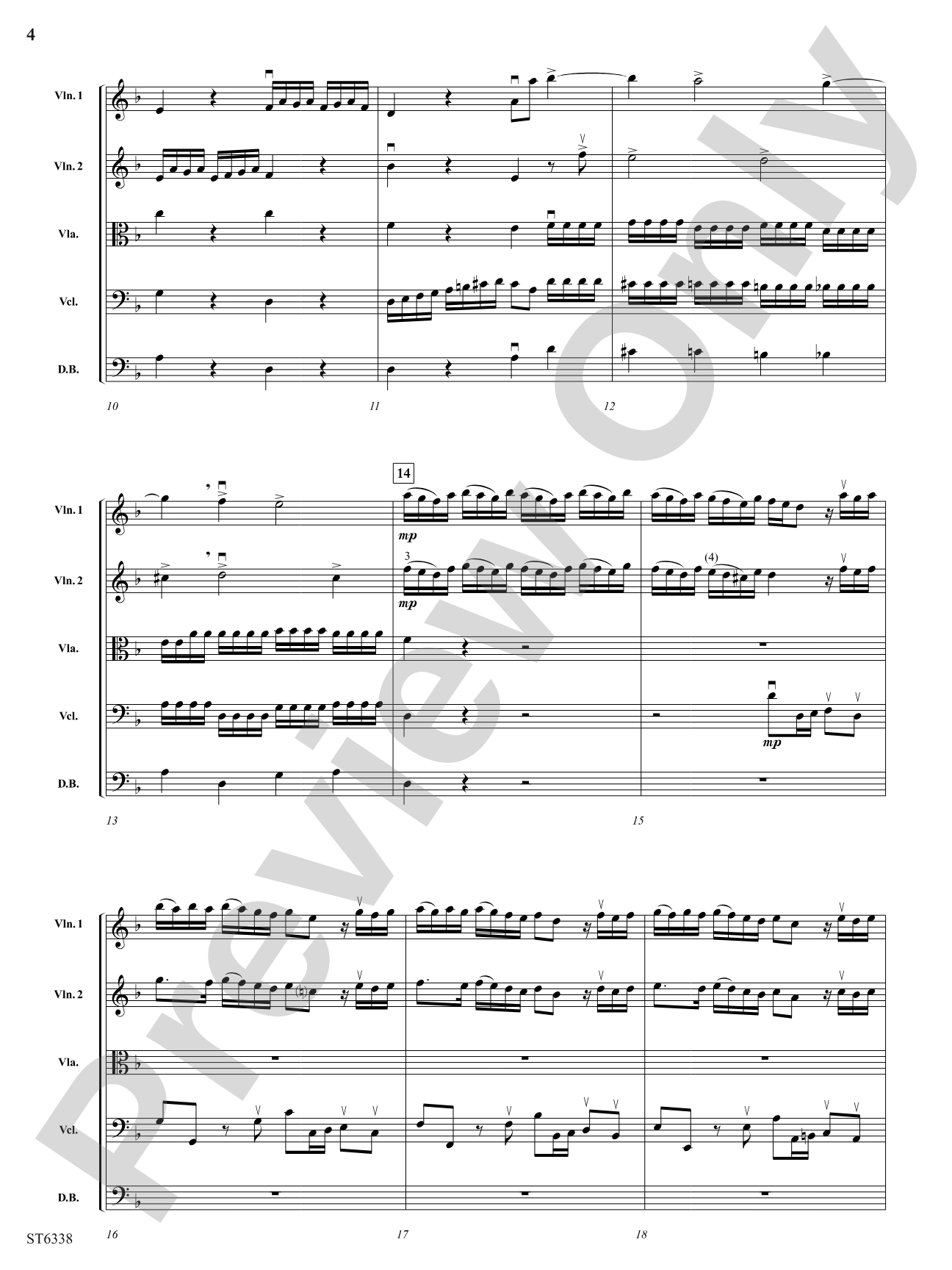 L'estro armonico: String Orchestra Conductor Score & Parts