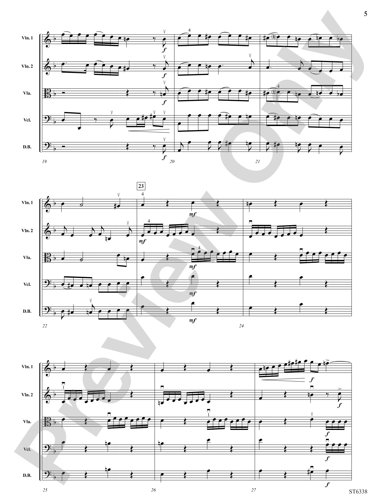 L'estro armonico: String Orchestra Conductor Score & Parts