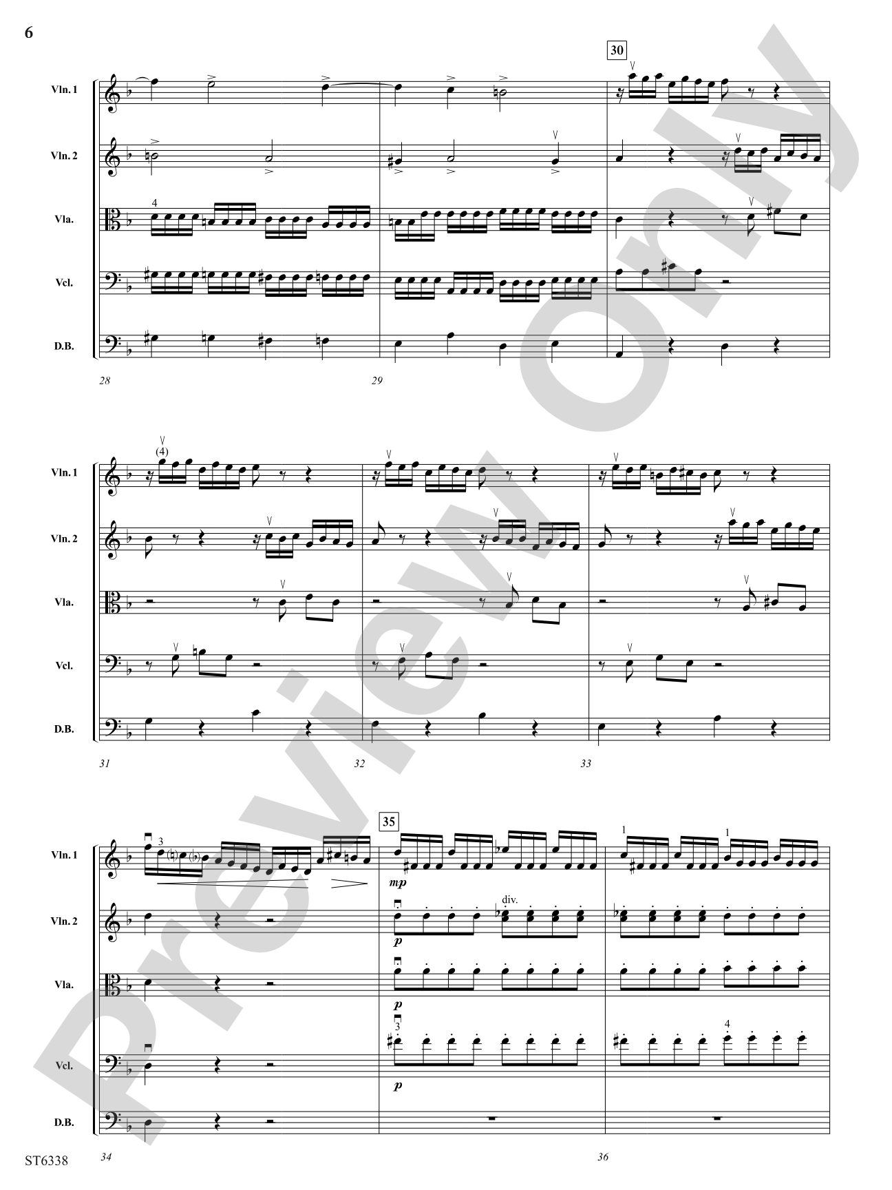 L'estro armonico: String Orchestra Conductor Score & Parts