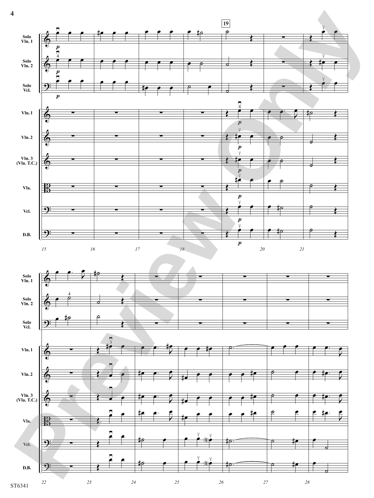 Adagio and Canzona: String Orchestra Conductor Score & Parts