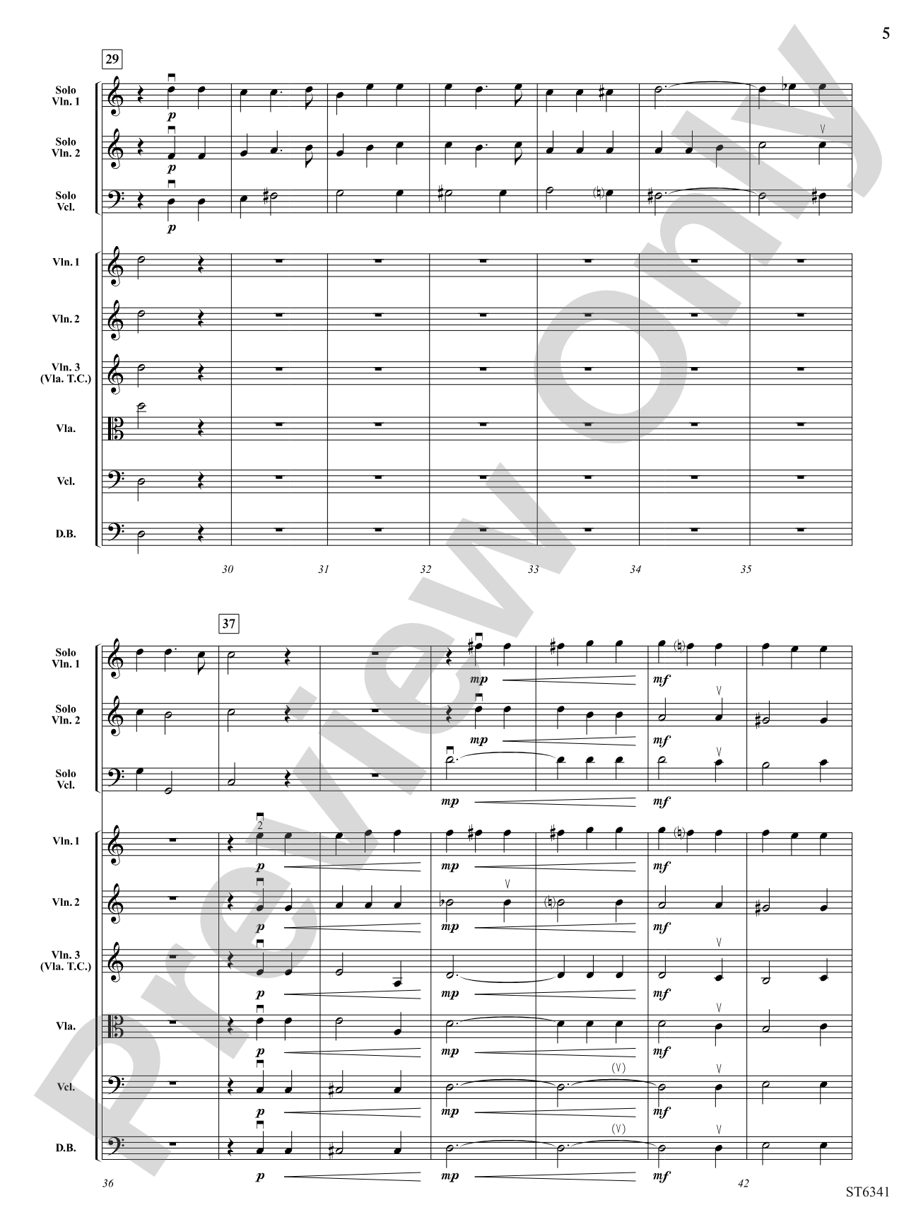 Adagio and Canzona: String Orchestra Conductor Score & Parts