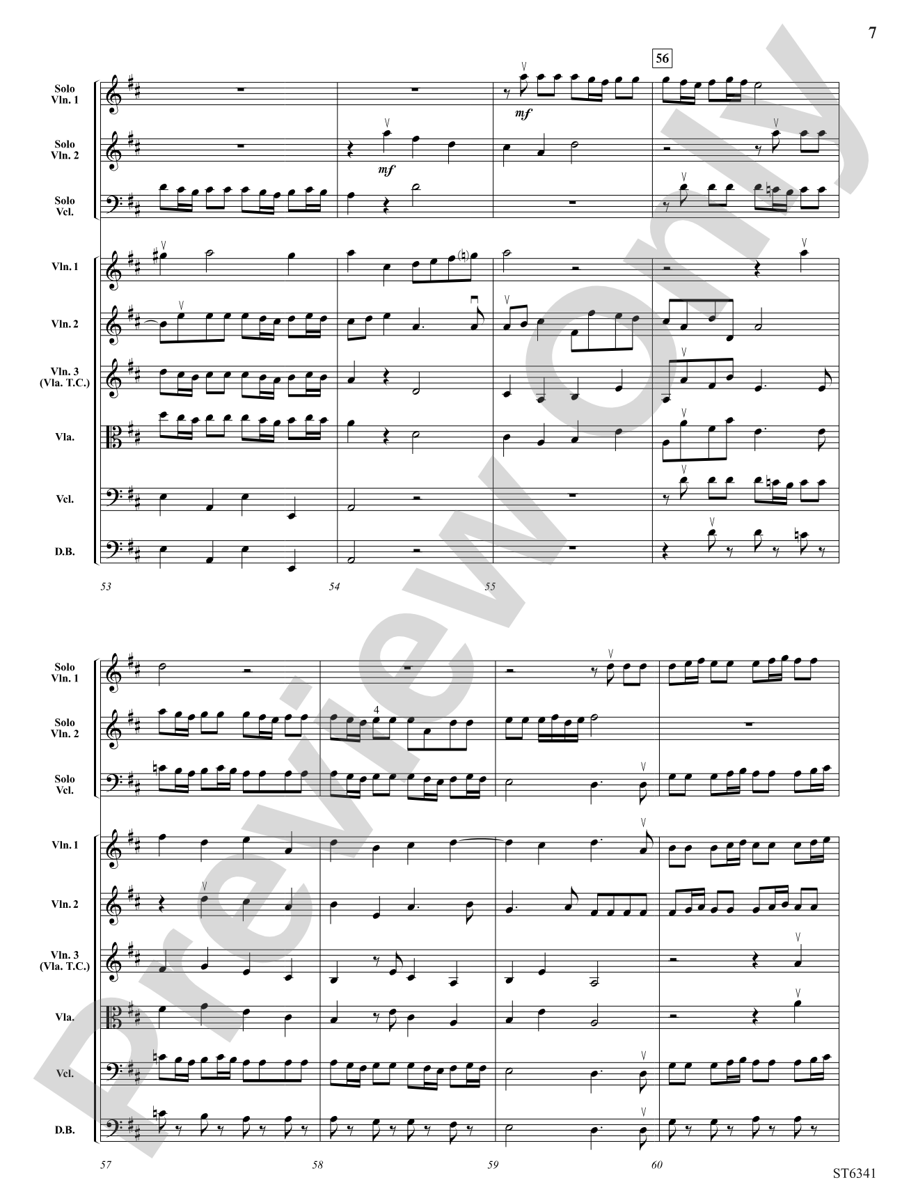 Adagio and Canzona: String Orchestra Conductor Score & Parts