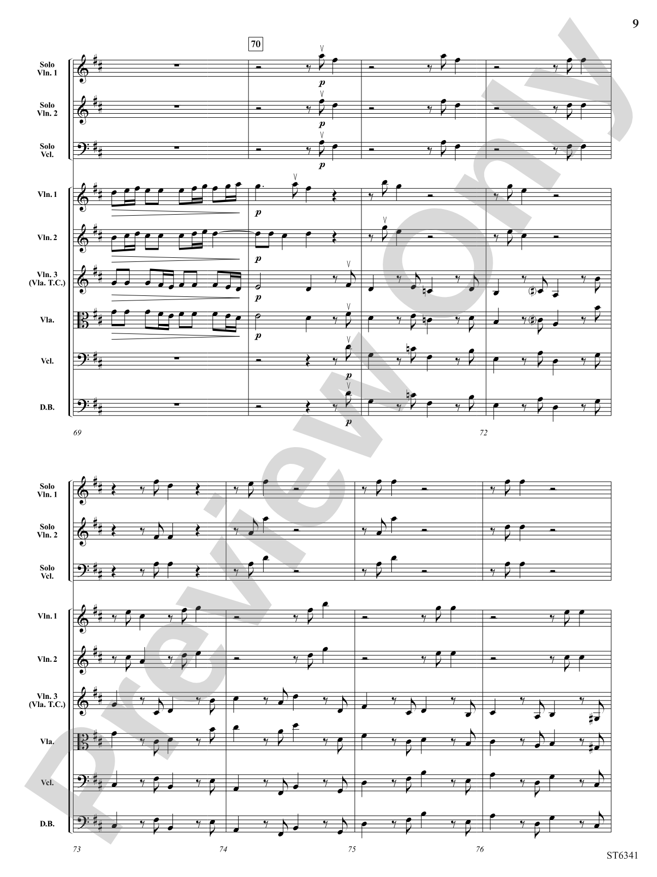 Adagio and Canzona: String Orchestra Conductor Score & Parts
