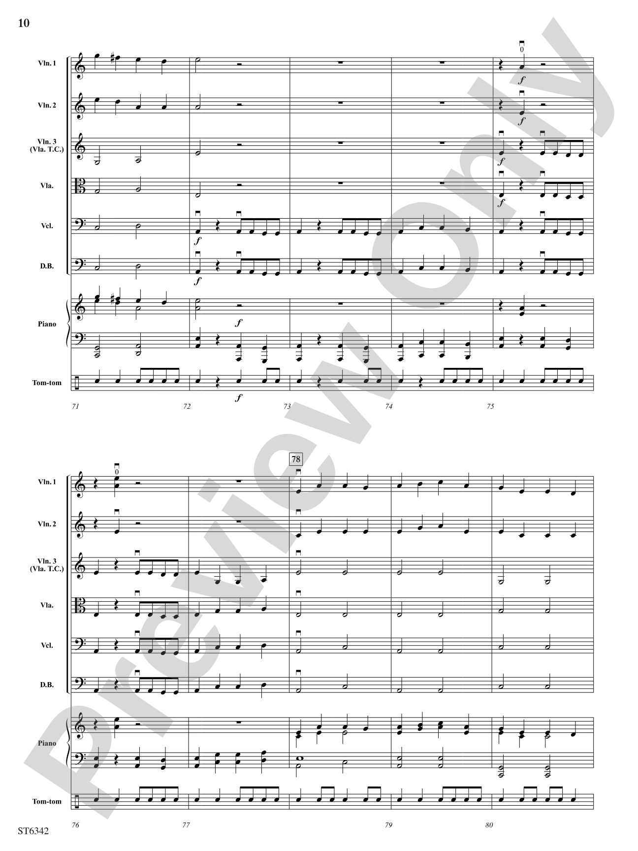 Viking: String Orchestra Conductor Score & Parts