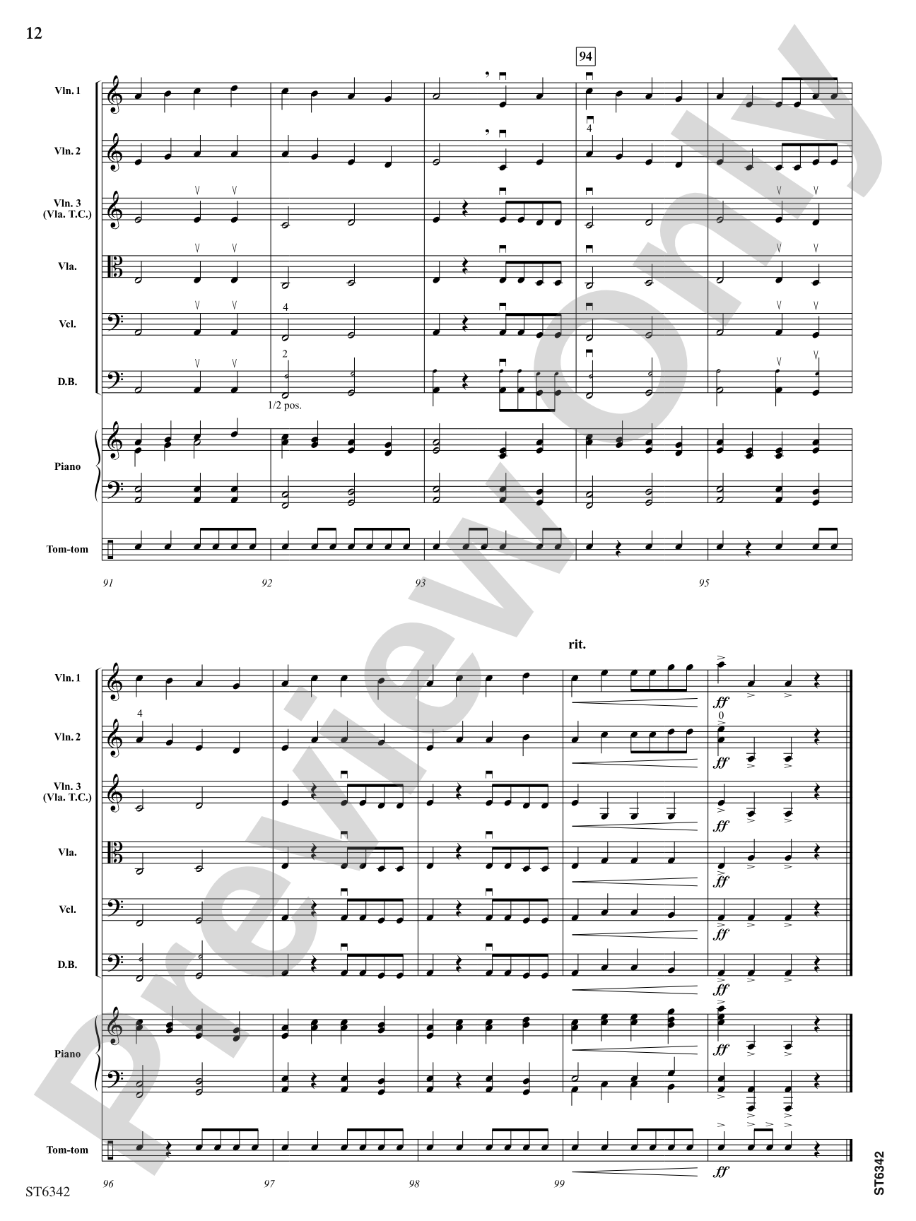 Viking: String Orchestra Conductor Score & Parts