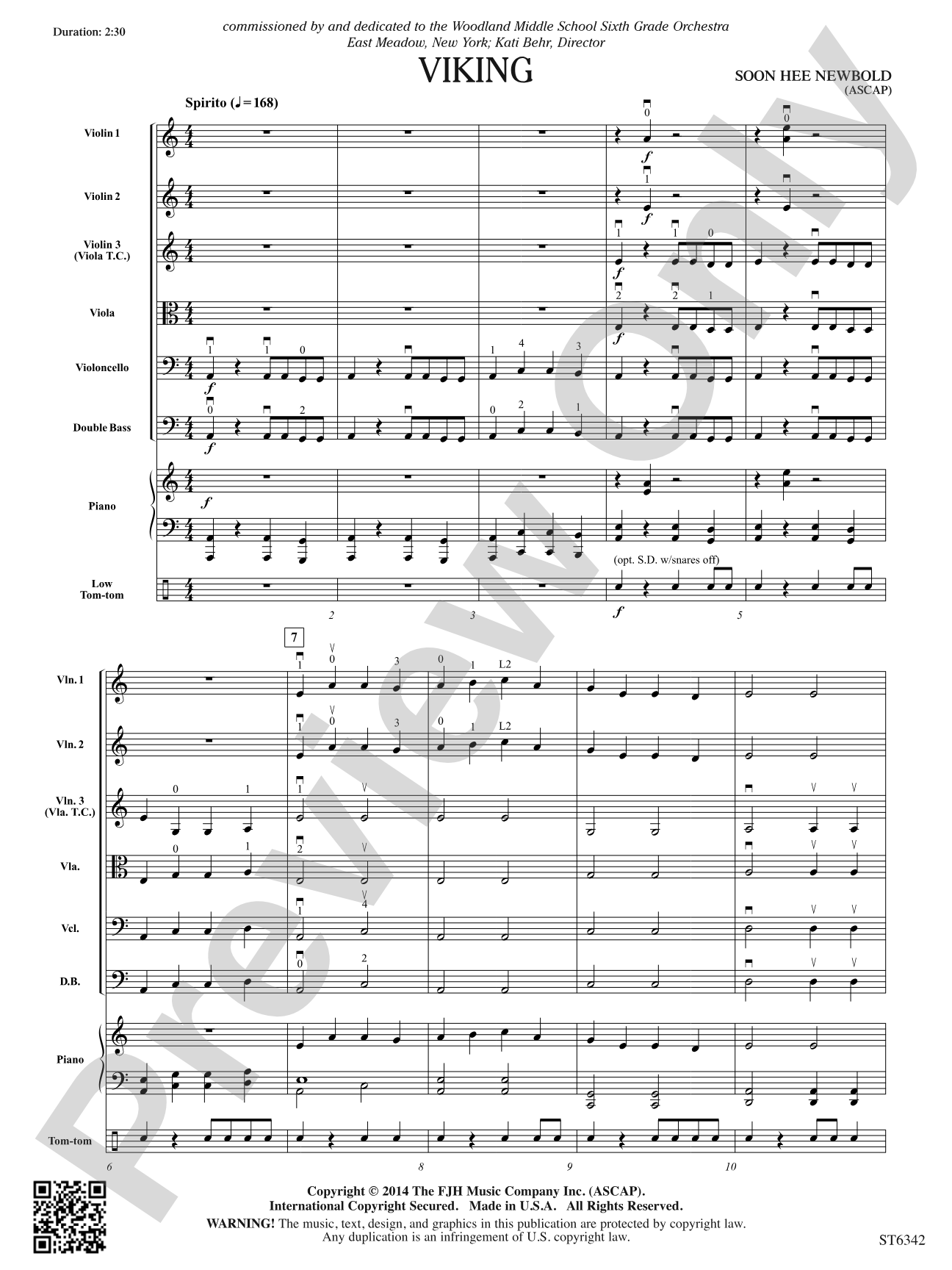 Viking: String Orchestra Conductor Score & Parts