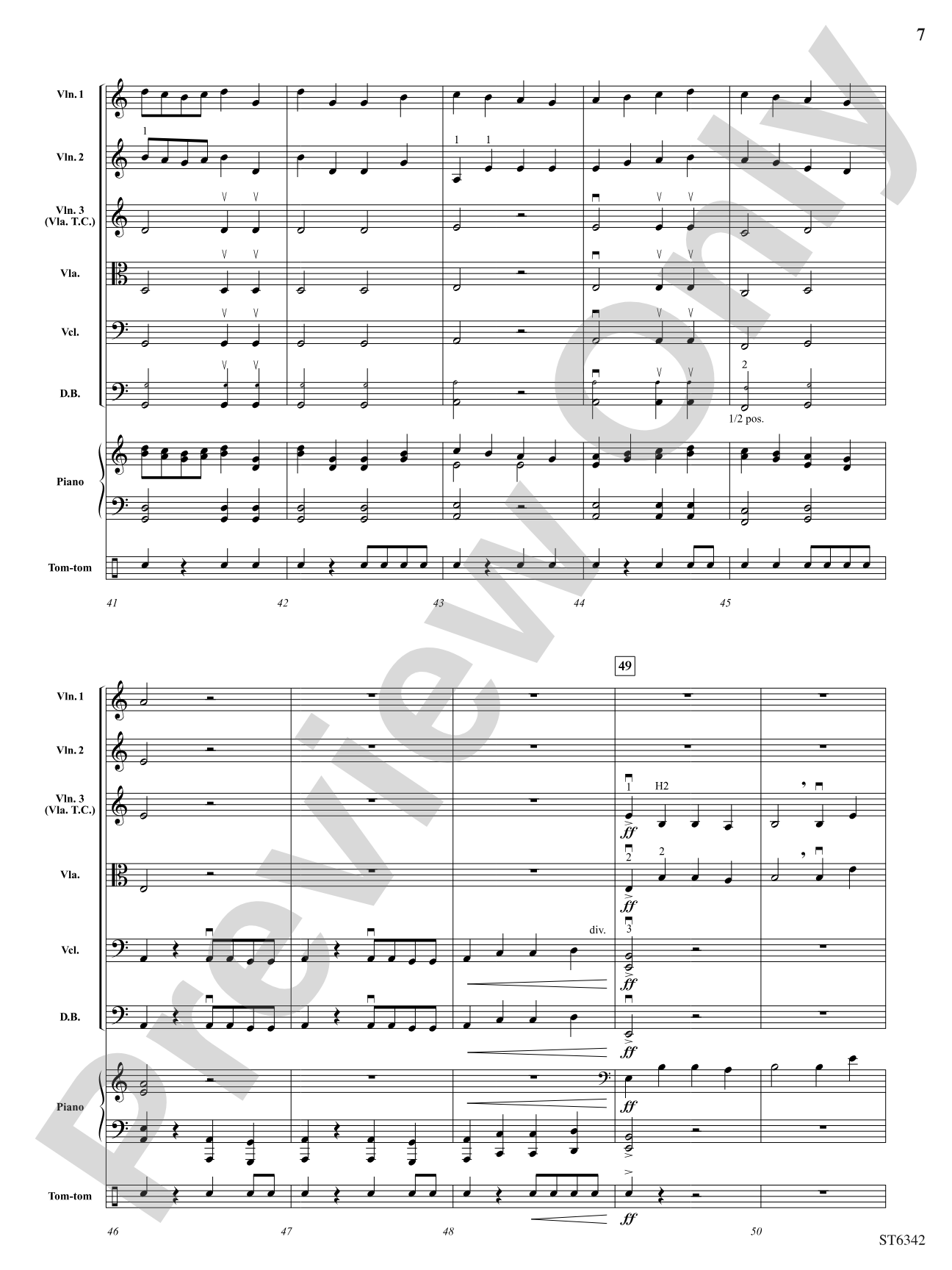Viking: String Orchestra Conductor Score & Parts