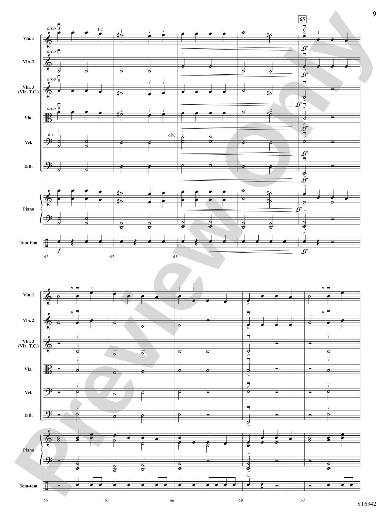 Viking: String Orchestra Conductor Score & Parts