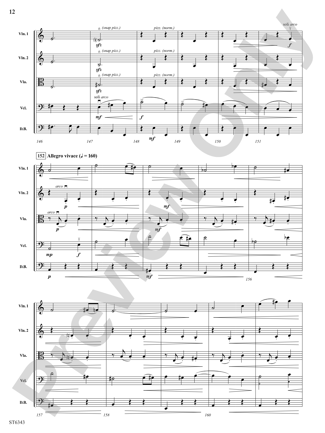 Dance of the Trolls: String Orchestra Conductor Score & Parts