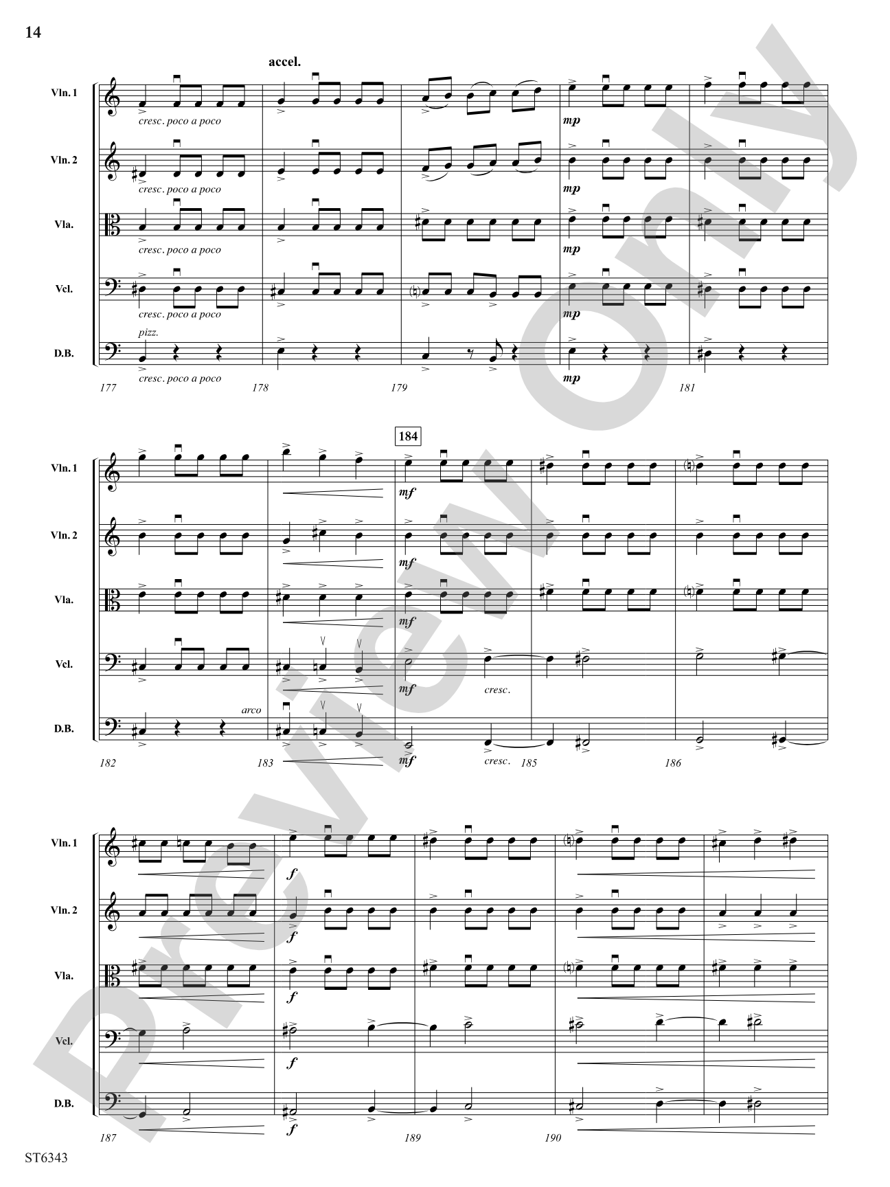 Dance of the Trolls: String Orchestra Conductor Score & Parts