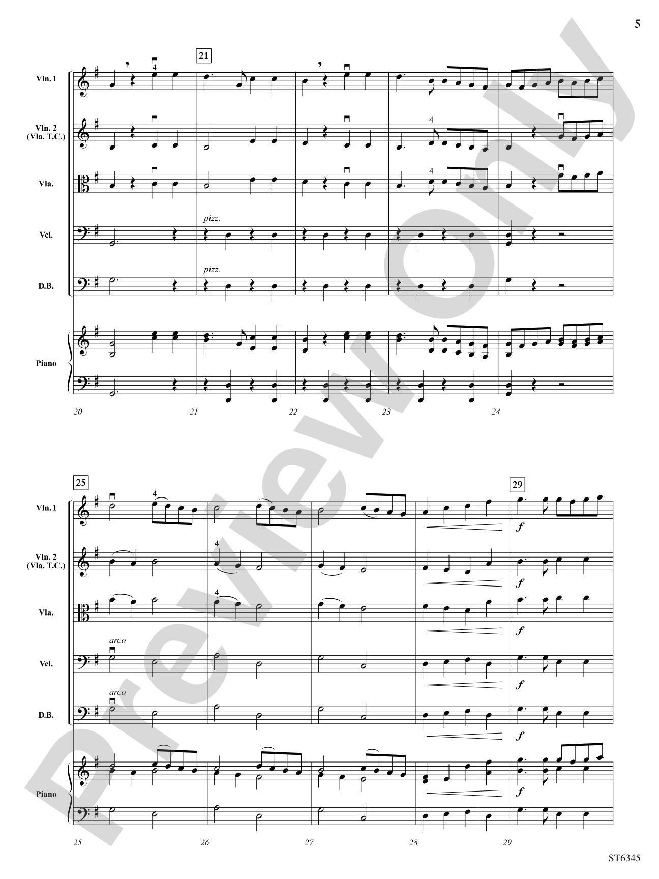 Angels in Royal David's City: String Orchestra Conductor Score & Parts