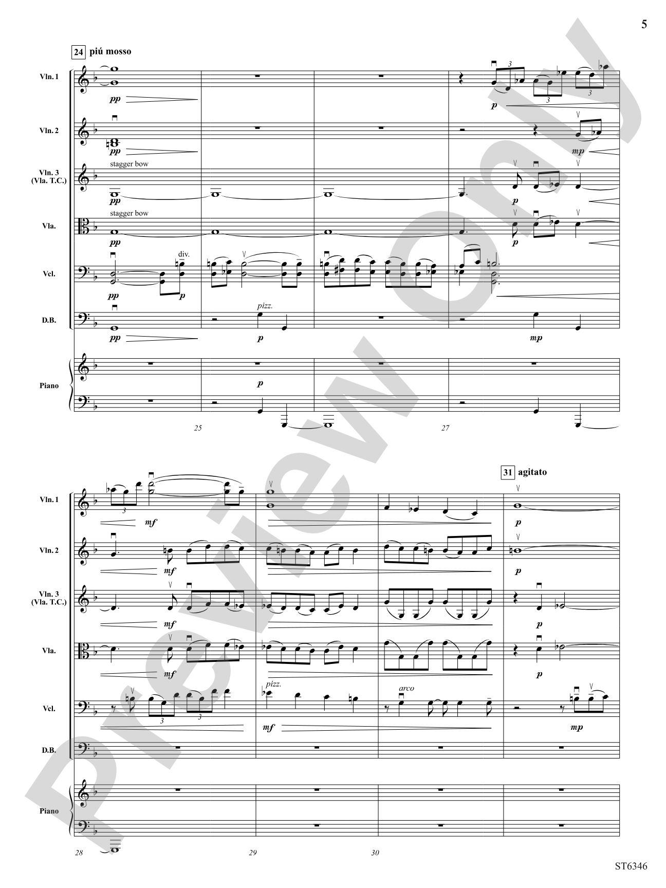 Voices in the Shadows: String Orchestra Conductor Score & Parts