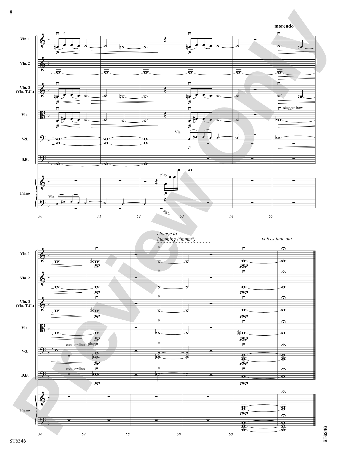 Voices in the Shadows: String Orchestra Conductor Score & Parts