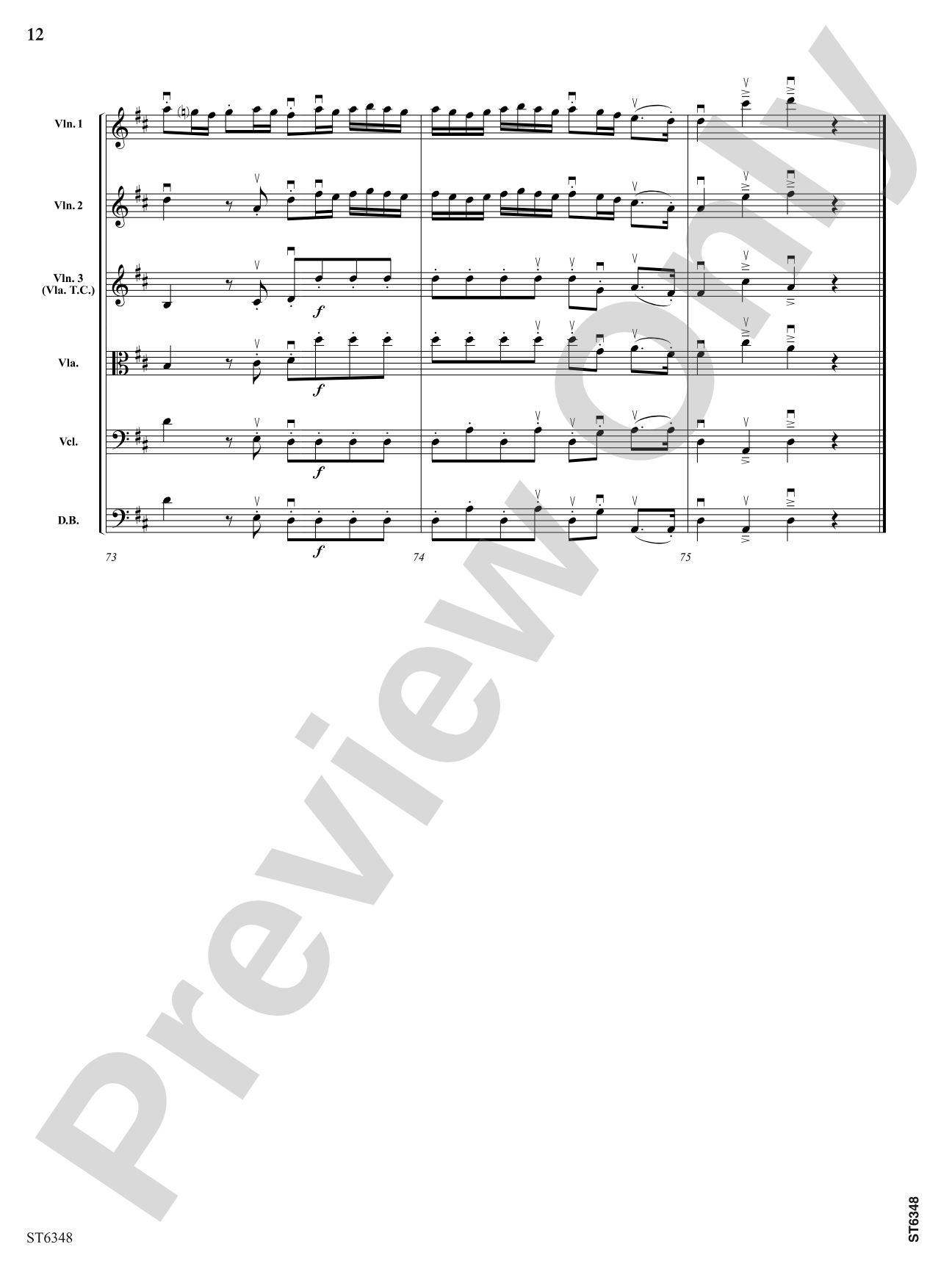 Grave and Allegro: String Orchestra Conductor Score & Parts