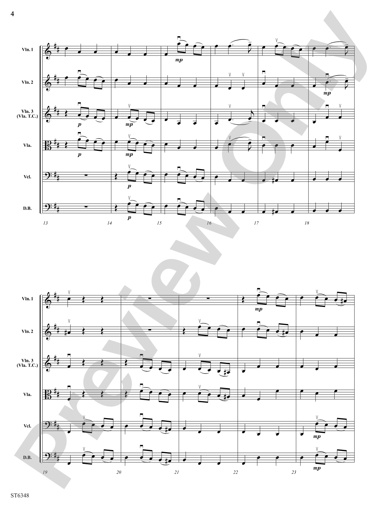 Grave and Allegro: String Orchestra Conductor Score & Parts