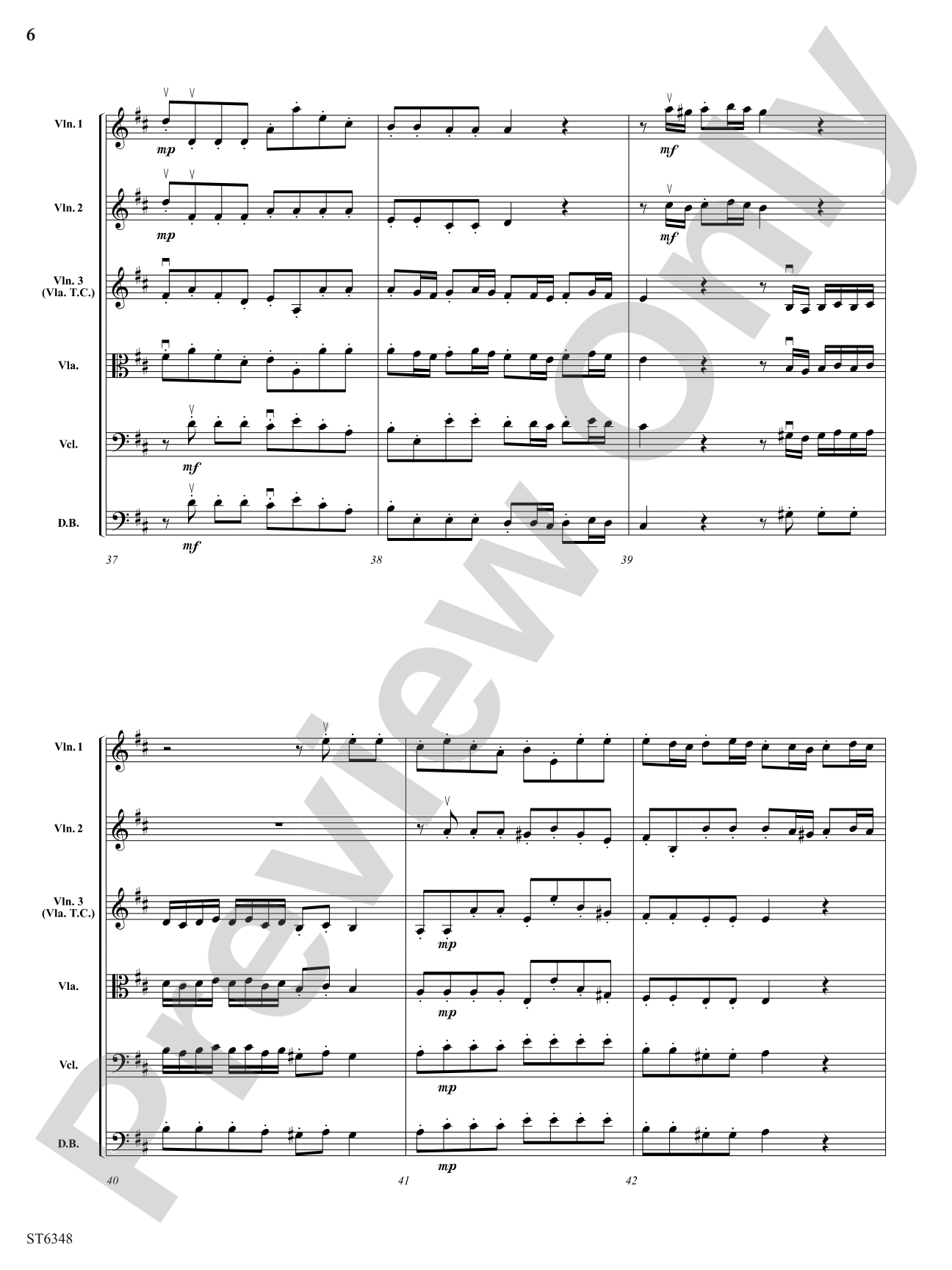 Grave and Allegro: String Orchestra Conductor Score & Parts