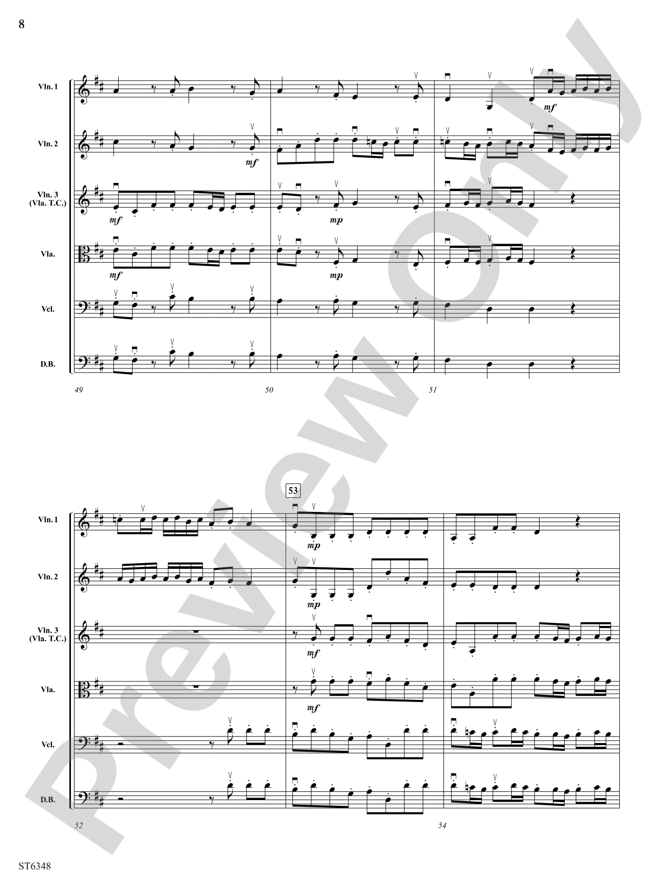 Grave and Allegro: String Orchestra Conductor Score & Parts