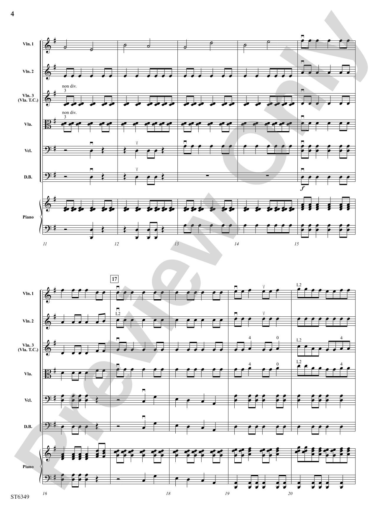 Velocity: String Orchestra Conductor Score & Parts